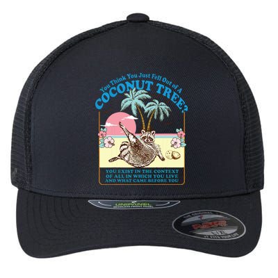 Kamala 2024 You Think You Just Fell Out Of A Coconut Tree Flexfit Unipanel Trucker Cap