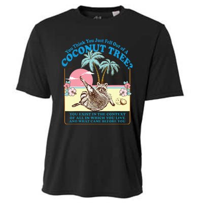 Kamala 2024 You Think You Just Fell Out Of A Coconut Tree Cooling Performance Crew T-Shirt