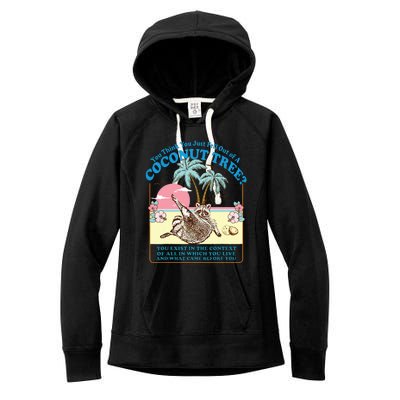 Kamala 2024 You Think You Just Fell Out Of A Coconut Tree Women's Fleece Hoodie