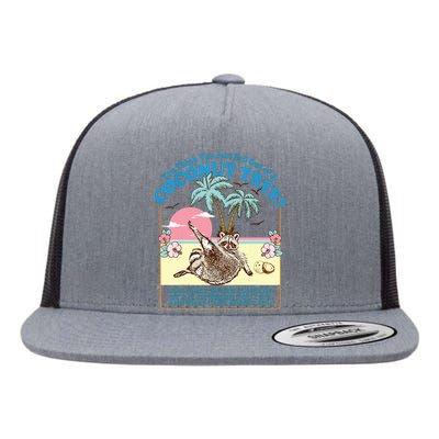 Kamala 2024 You Think You Just Fell Out Of A Coconut Tree Flat Bill Trucker Hat