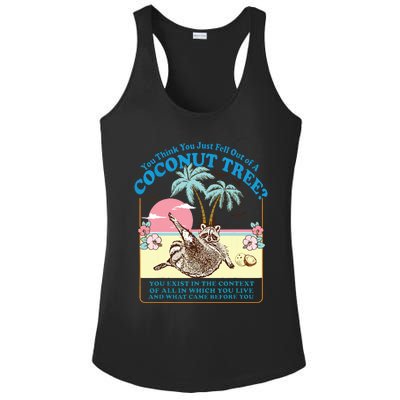 Kamala 2024 You Think You Just Fell Out Of A Coconut Tree Ladies PosiCharge Competitor Racerback Tank