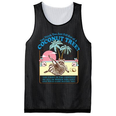 Kamala 2024 You Think You Just Fell Out Of A Coconut Tree Mesh Reversible Basketball Jersey Tank