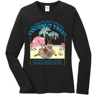 Kamala 2024 You Think You Just Fell Out Of A Coconut Tree Ladies Long Sleeve Shirt