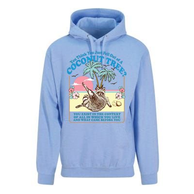 Kamala 2024 You Think You Just Fell Out Of A Coconut Tree Unisex Surf Hoodie