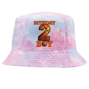 K.i.d.s 2 Years Old Basketball Boy 2nd Birthday Party Tie-Dyed Bucket Hat