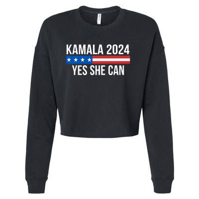 Kamala 2024 Yes She Can Kamala 2024 Yes She Can Cropped Pullover Crew