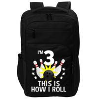 Kids 3 Year Old Bowling Birthday Party How I Roll 3rd Impact Tech Backpack