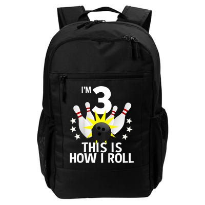 Kids 3 Year Old Bowling Birthday Party How I Roll 3rd Backpack