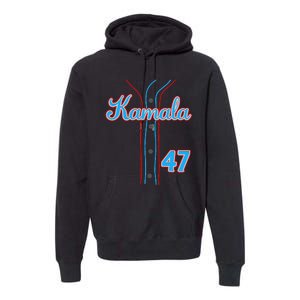 Kamala 47 Baseball Jersey Team Madam President Halloween Gift Premium Hoodie