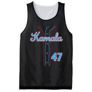 Kamala 47 Baseball Jersey Team Madam President Halloween Gift Mesh Reversible Basketball Jersey Tank