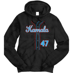 Kamala 47 Baseball Jersey Team Madam President Halloween Gift Tie Dye Hoodie