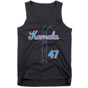 Kamala 47 Baseball Jersey Team Madam President Halloween Gift Tank Top