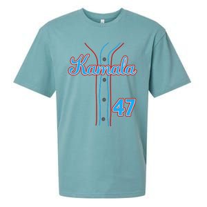 Kamala 47 Baseball Jersey Team Madam President Halloween Gift Sueded Cloud Jersey T-Shirt