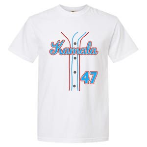 Kamala 47 Baseball Jersey Team Madam President Halloween Gift Garment-Dyed Heavyweight T-Shirt