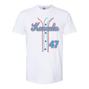 Kamala 47 Baseball Jersey Team Madam President Halloween Gift Softstyle CVC T-Shirt