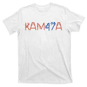 Kamala 47 Cat Letter Font Design Cat Lady Harris President T-Shirt