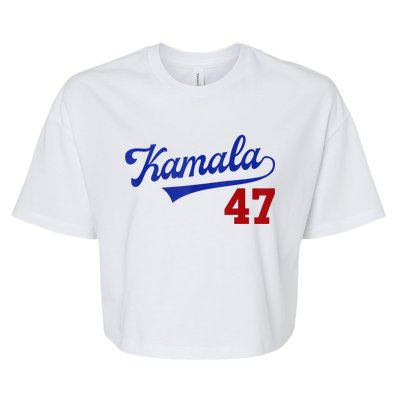 Kamala 47 Bella+Canvas Jersey Crop Tee