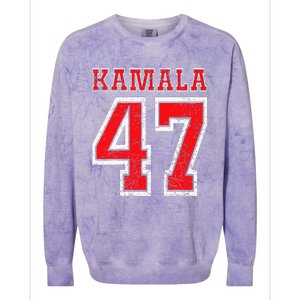 Kamala 47 Kamala Harris For President Of Usa Kamala 47 Colorblast Crewneck Sweatshirt