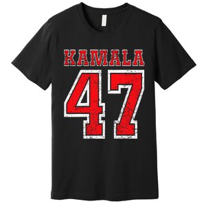 Kamala 47 Kamala Harris For President Of Usa Kamala 47 Premium T-Shirt