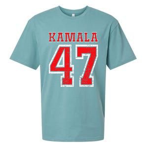 Kamala 47 Kamala Harris For President Of Usa Kamala 47 Sueded Cloud Jersey T-Shirt