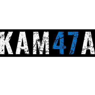 Kamala 47 Madam President Harris Vote Election Grunge Kam47a Bumper Sticker