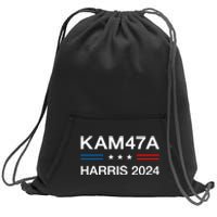 Kamala 47th President 2024 Harris Walz Election 47 Sweatshirt Cinch Pack Bag