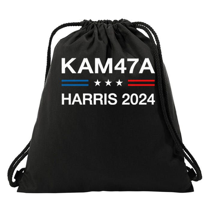 Kamala 47th President 2024 Harris Walz Election 47 Drawstring Bag