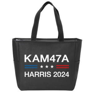 Kamala 47th President 2024 Harris Walz Election 47 Zip Tote Bag