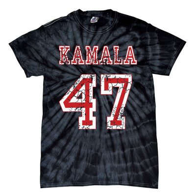 Kamala 47 Usa America 2024 Election Tie-Dye T-Shirt