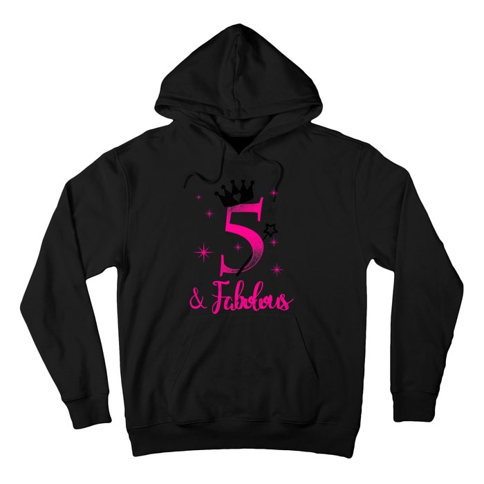 Kid 5 And Fabulous (Five) - 5th Birthday Hoodie