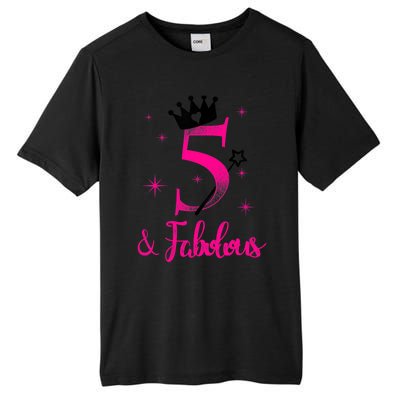 Kid 5 And Fabulous (Five) - 5th Birthday Tall Fusion ChromaSoft Performance T-Shirt