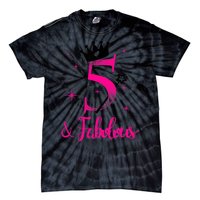 Kid 5 And Fabulous (Five) - 5th Birthday Tie-Dye T-Shirt