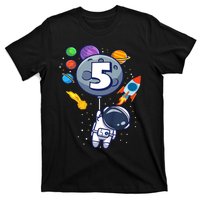 K.i.d.s 5th Birthday Astronaut 5 Year Old Birthday Boy T-Shirt