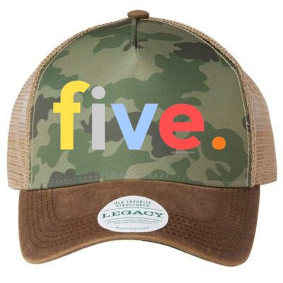 K.i.d.s 5th Birthday Shirt Boy 5 Five Year Old | Age 5 Party Ideas Legacy Tie Dye Trucker Hat