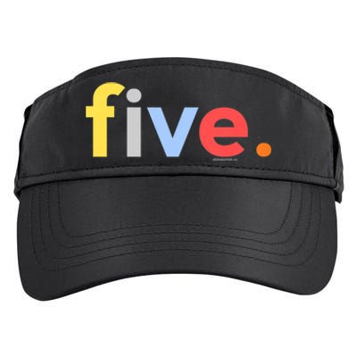 K.i.d.s 5th Birthday Shirt Boy 5 Five Year Old | Age 5 Party Ideas Adult Drive Performance Visor