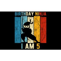 K.i.d.s 5th Birthday Ninja 5 Year Old Birthday Bumper Sticker