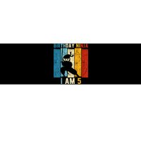 K.i.d.s 5th Birthday Ninja 5 Year Old Birthday Bumper Sticker