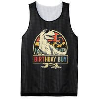 K.i.d.s 5 Year Old Shirt 5th Birthday Boy T Rex Dinosaur Shirt Mesh Reversible Basketball Jersey Tank