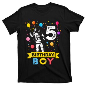 K.i.d.s 5 Year Old Boy Astronaut 5th Birthday Boy T-Shirt