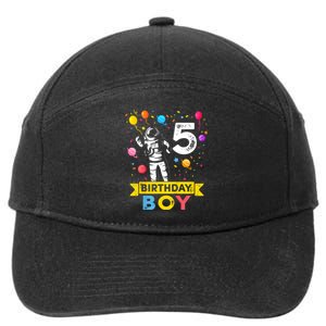 K.i.d.s 5 Year Old Boy Astronaut 5th Birthday Boy 7-Panel Snapback Hat