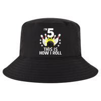 Kids 5 Year Old Bowling Birthday Party How I Roll 5th Cool Comfort Performance Bucket Hat