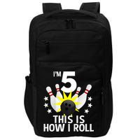 Kids 5 Year Old Bowling Birthday Party How I Roll 5th Impact Tech Backpack