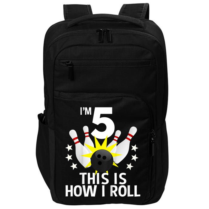 Kids 5 Year Old Bowling Birthday Party How I Roll 5th Impact Tech Backpack