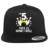 Kids 5 Year Old Bowling Birthday Party How I Roll 5th Flatbill Hat