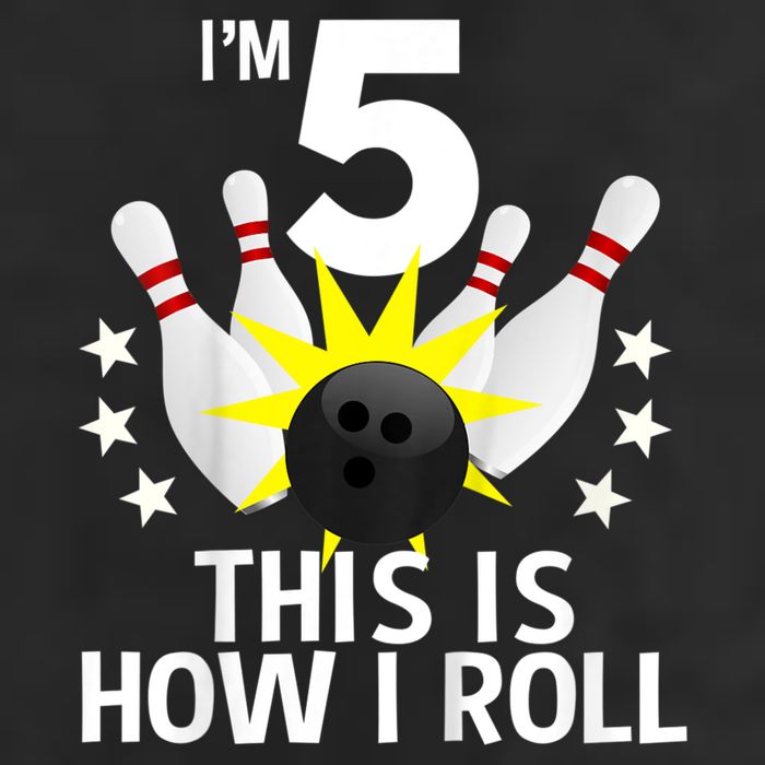 Kids 5 Year Old Bowling Birthday Party How I Roll 5th Golf Towel