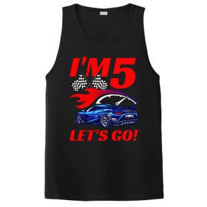 Kids 5 Year Old 5th Racing Racecar Birthday Party PosiCharge Competitor Tank