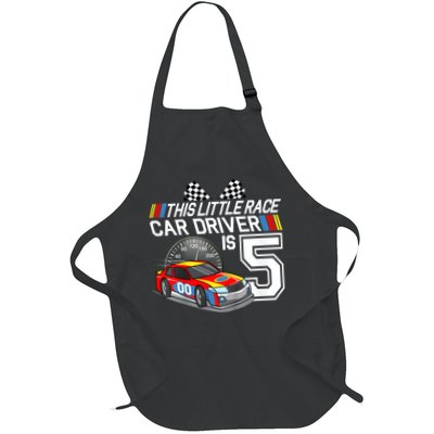 Kids 5 Year Old Race Car Birthday 5th Stock Car Racing Party Apron