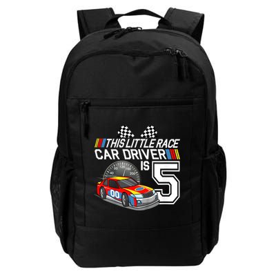 Kids 5 Year Old Race Car Birthday 5th Stock Car Racing Party Backpack