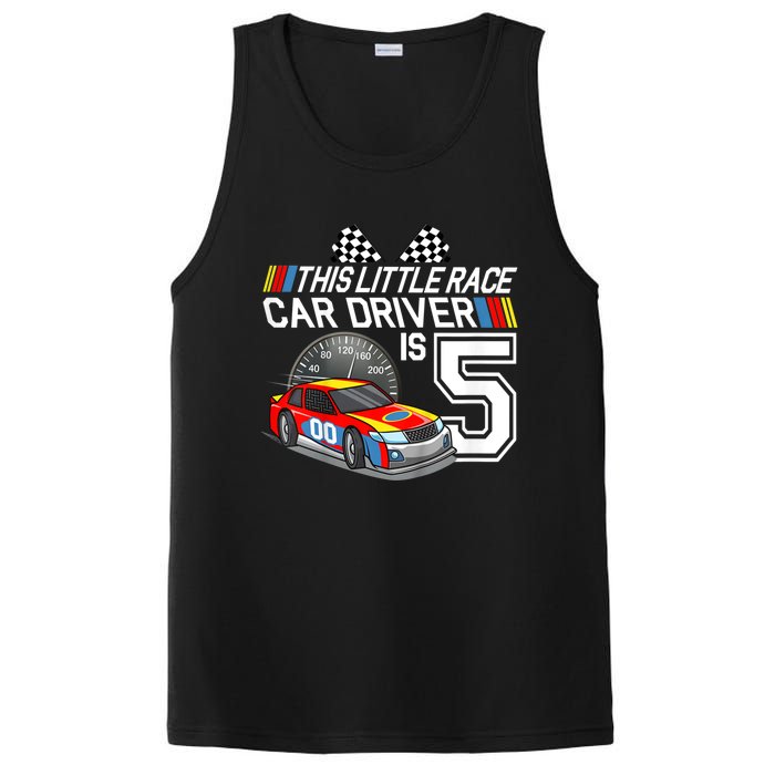 Kids 5 Year Old Race Car Birthday 5th Stock Car Racing Party PosiCharge Competitor Tank