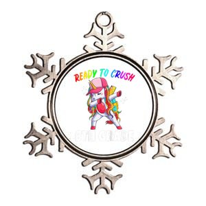 Kids 6th Grade Unicorn First Day Of School Gift Girl Rainbow Metallic Star Ornament